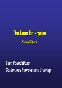 TheLeanEnterprise20AllAboutKAIZEN(持续改善)