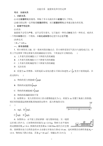 功能关系能量转化和守恒定律(含详解)