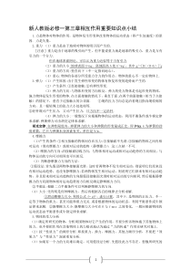 原创新人教版必修一第三章相互作用重要知识点小结