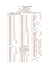 参考答案2012年5月一级企业人力资源管理师