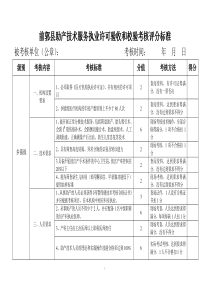 助产技术服务执业许可验收和校验考核评分标准2