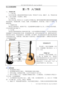 吉他教程入门基础知识