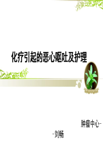 化疗引起的恶心呕吐的护理.