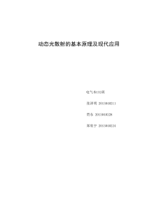 动态光散射的基本原理及现代应用