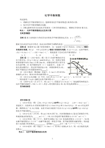 化学平衡常数学案二轮专题复习