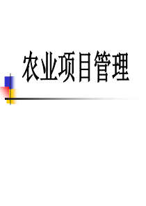 农业建设项目可行性研究报告.