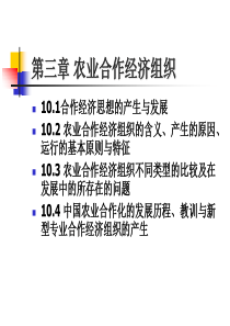 农业经济学CH10