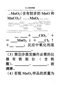 化工流程图题