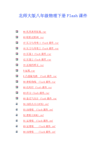 北师大版八年级物理下册Flash课件