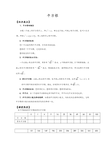 北师大版初二上数学平方根1