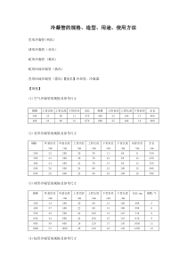 冷凝管的规格造型用途使用方法