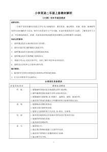 北师大版小学英语二年级上册教材分析完整版(北师大版)