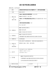 医学免疫学教案第08章MHC