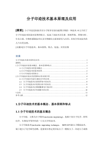 分子印迹技术综述论文