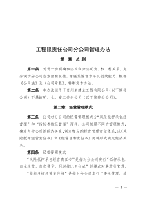 分公司管理办法修改