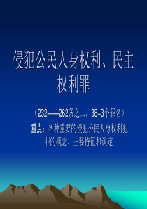 刑法分则教案第4章