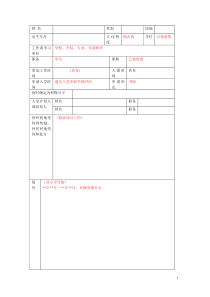 入党积极分子培养教育考察登记簿-范本