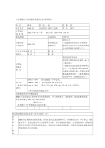 入党积极分子培养教育考察登记表填写样式6