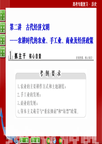 古代经济文明__农耕时代的农业、手工业、商业及经济