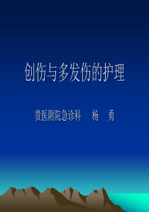 创伤与多发伤的护理