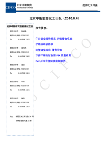 北京中期能源化工日报（XXXX84）