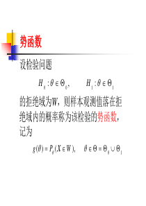 北京化工大学数理统计---两类错误势函数