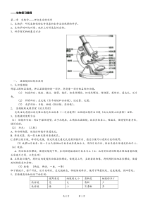 初一上册苏科版生物复习提纲