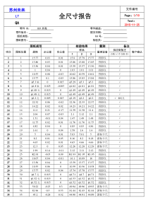 全尺寸公差范本(全图框)