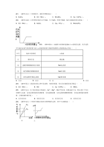 初三化学《盐化肥》之中考真题(六)