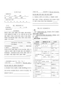 初三化学第一单元总结