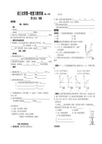 初三化学第一轮复习教学案_第9单元溶液