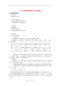 初三化学酸的通性和pH值人教版知识精讲