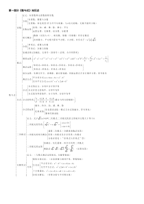 初中数学知识点框架图