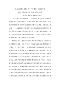 关于”弃婴岛事件“的社会实践报告