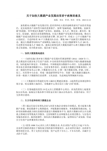 关于加快大数据发展应用的