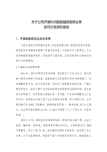 关于开展内河船舶租赁业务的可行性研究报告