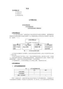 公司理论与实务(MBA全景教程之五)(讲义)