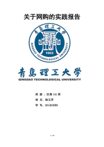 关于大学生网购的调查报告