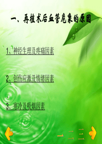 关于断指再植术后预防血管危象的护理