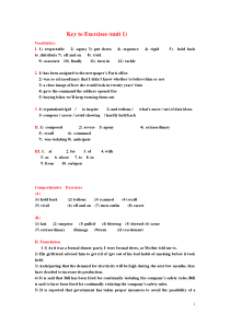 全新版大学英语综合教程(第二版)课后答案