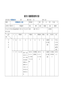 旅游接待计划