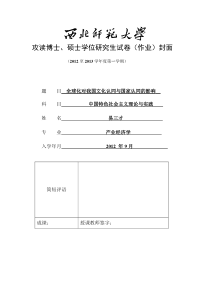 全球化对我国文化认同与国家认同的影响