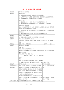 八年级物理上册第二章物质世界的尺度质量和密度二.物体的质量及其测量名师教案3北师大版