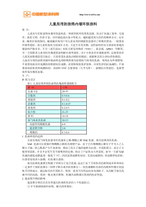 儿童房用防涂鸦内墙环保涂料