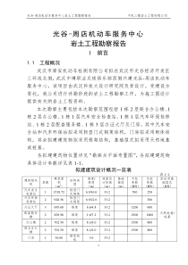 光谷-周店机动车服务中心岩土工程勘察报告