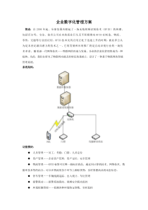 企业数字化管理方案