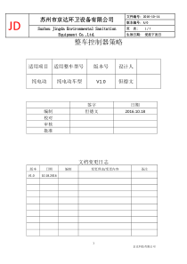 京达整车控制策略