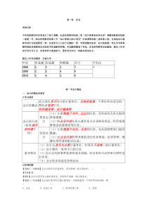 会计从业资格考试会计基础第一章总论