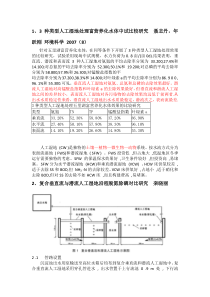 人工湿地文献整理