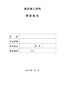 作业装饰材料调研报告